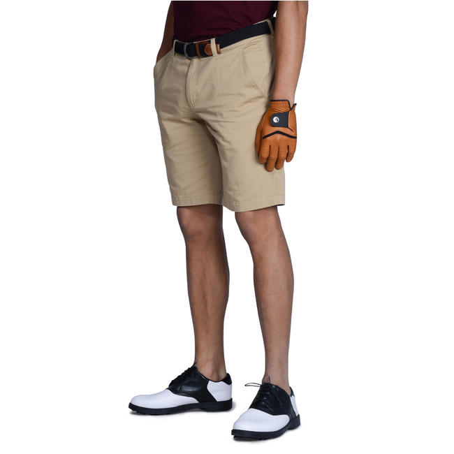 Men Golf Bermuda Shorts 500 Beige