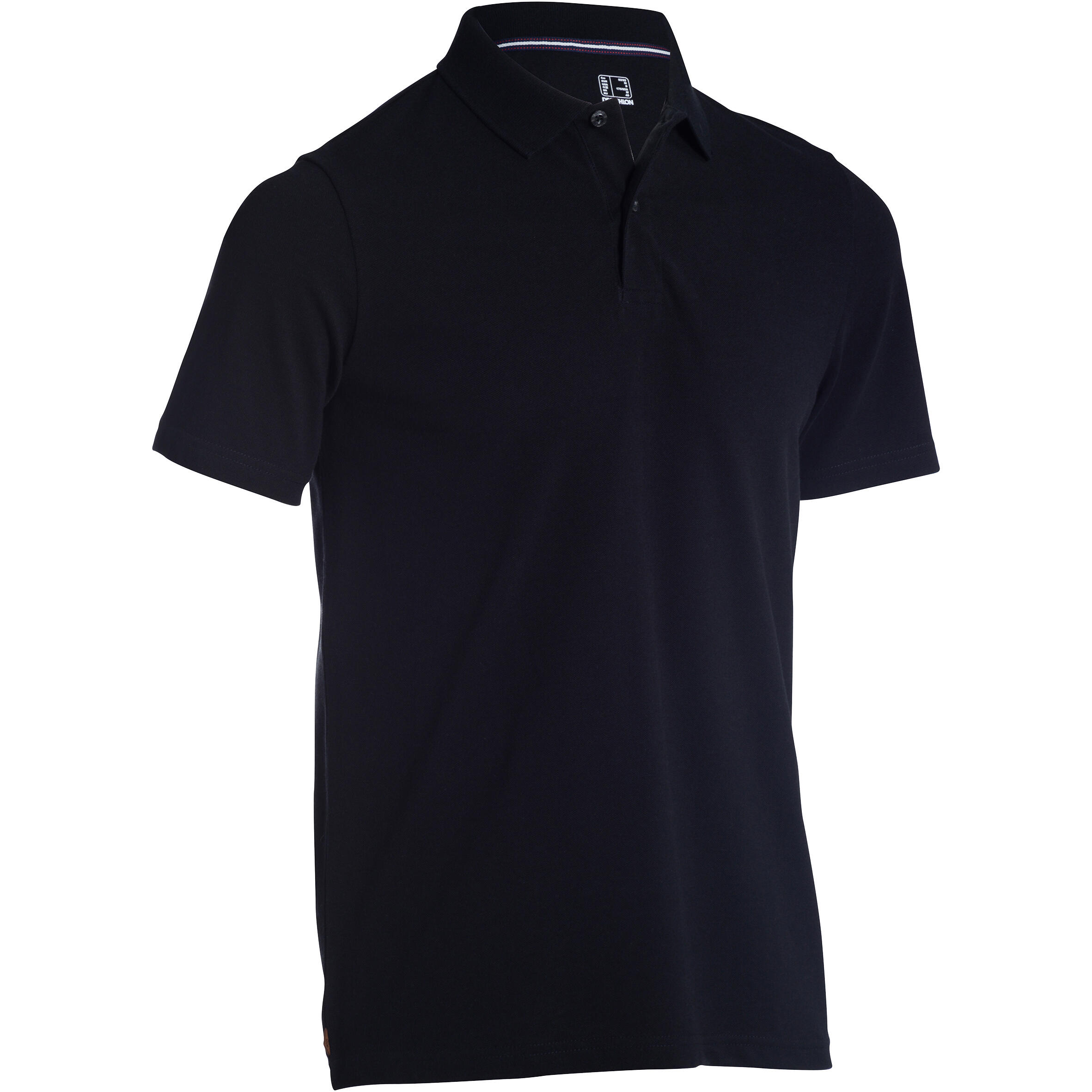 camiseta polo negra hombre