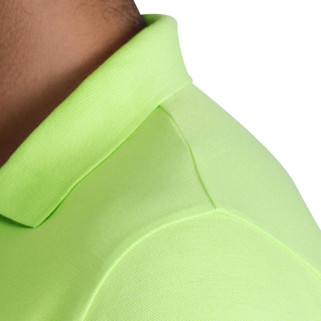 Golf Poloshirt kurzarm MW500 Herren khaki 