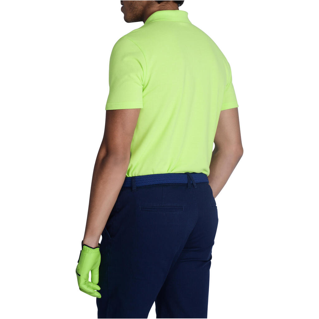 Golf Poloshirt kurzarm MW500 Herren khaki 