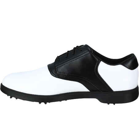 أحذية للرجال للجولف Spike 500 - أبيض / أسود