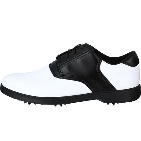 CHAUSSURES GOLF HOMME SPIKE 500 BLANCHES / NOIRES