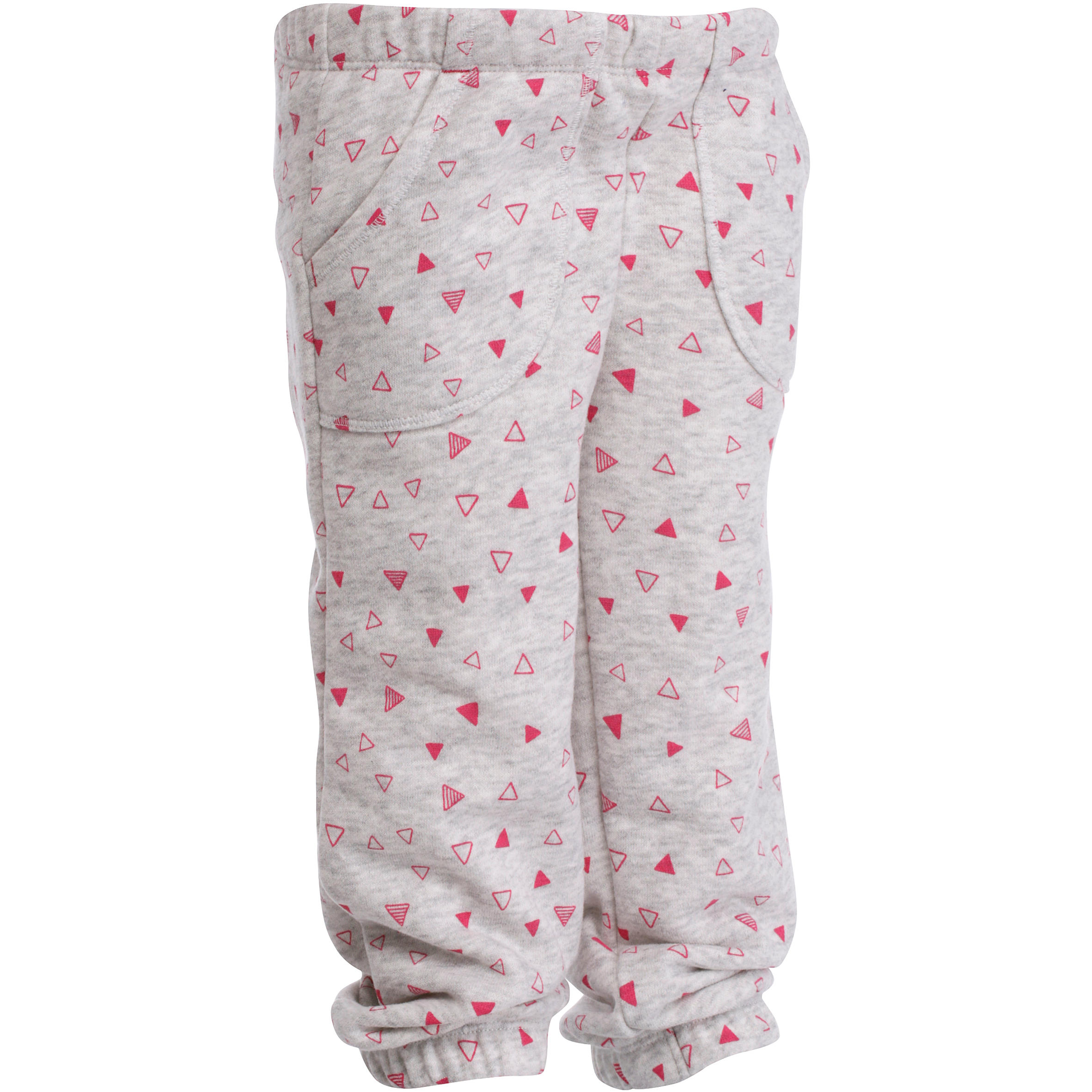 DOMYOS Broek voor kleutergym grijs