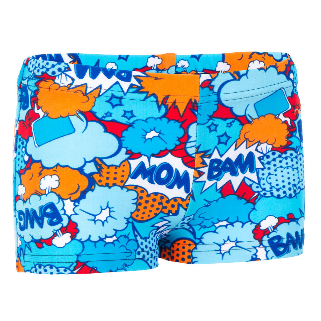 Boxer-Badehose Baby Sloth blau