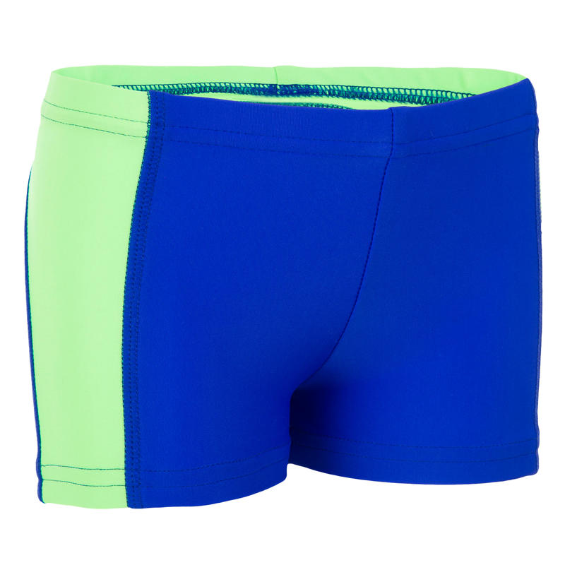 Titou Baby Boys' Boxer-Style Swim Shorts - Yoke Blue Green Titou Baby Boys' Boxer-Style Swim Shorts - Yoke Blue Green