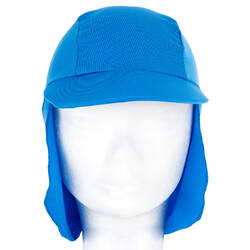 Baby UV Protection Surfing Cap Cropped Trousers T-Shirt Set - Blue