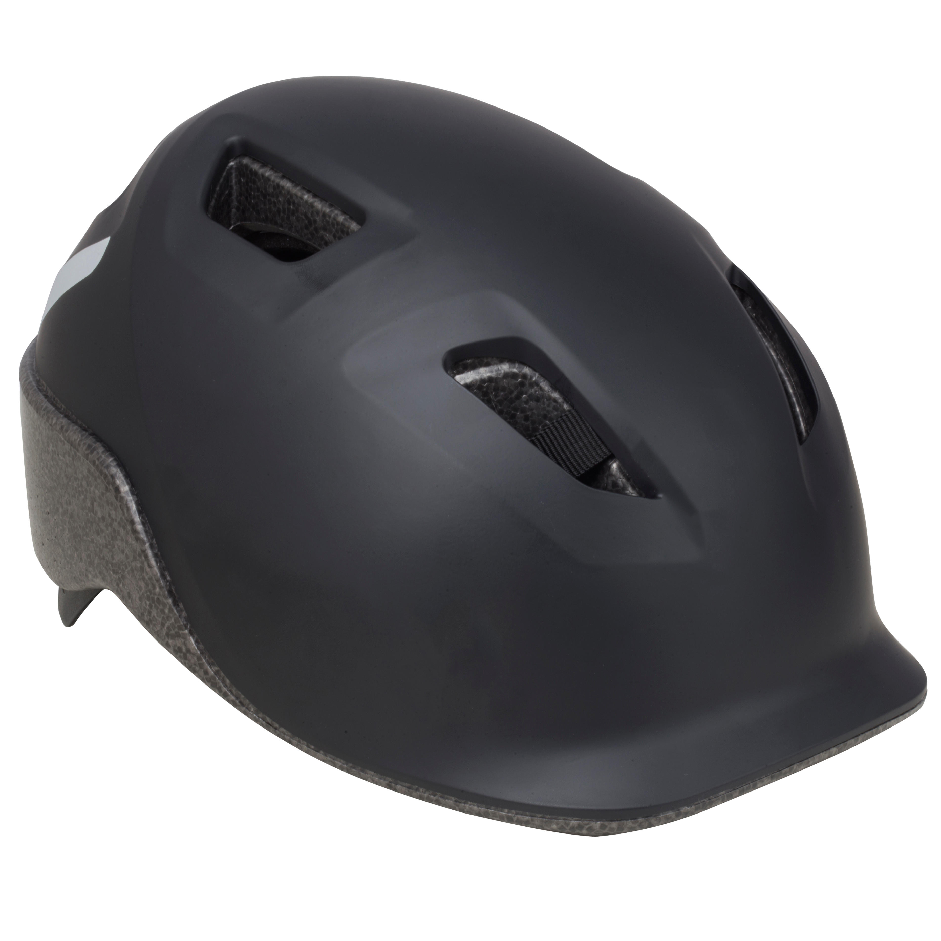 City Bike Helmet - 100 Black - BTWIN