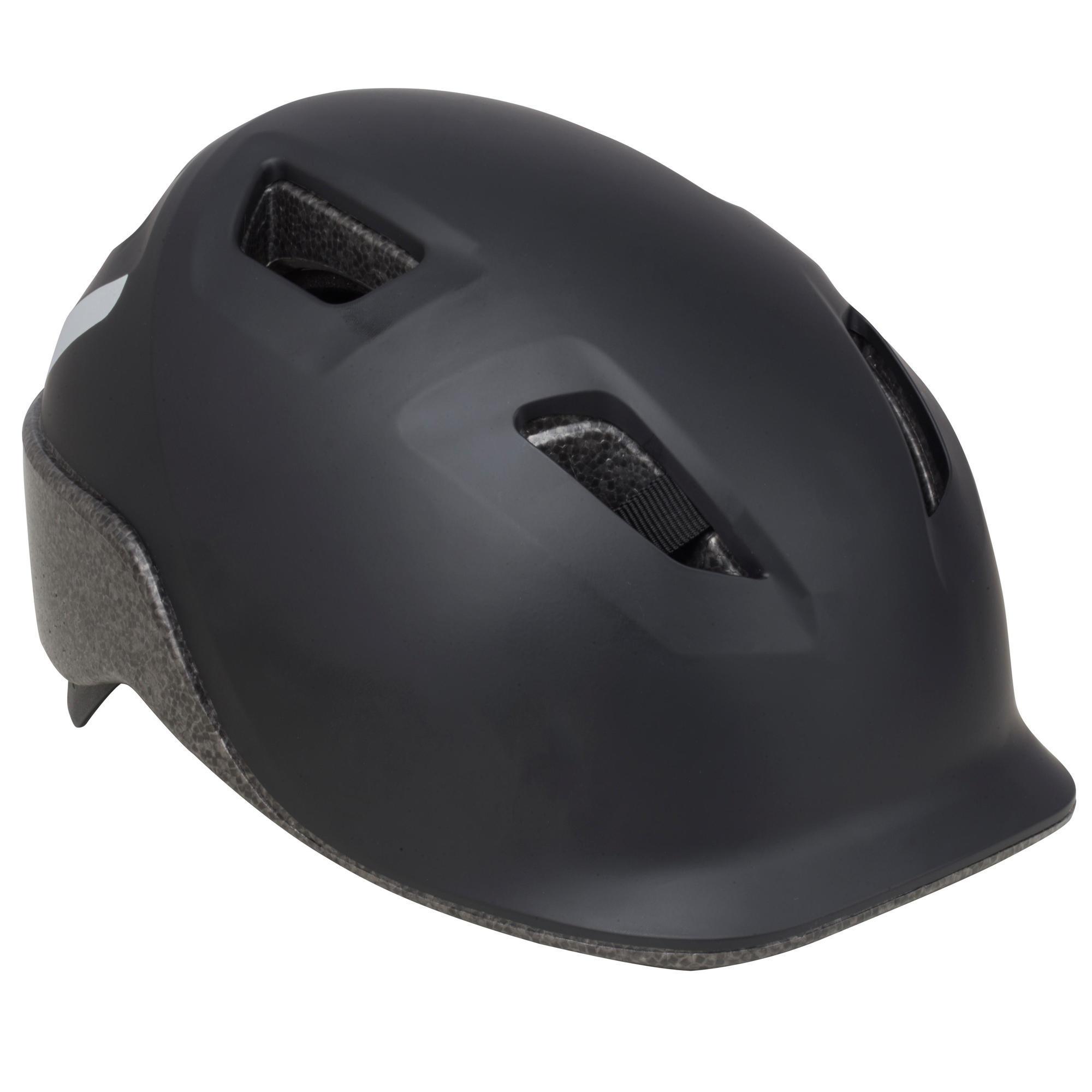 CITY BIKE HELMET 100 BLACK