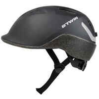 100 City Cycling Helmet Black
