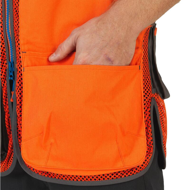 GILET BALL TRAP 500 ORANGE