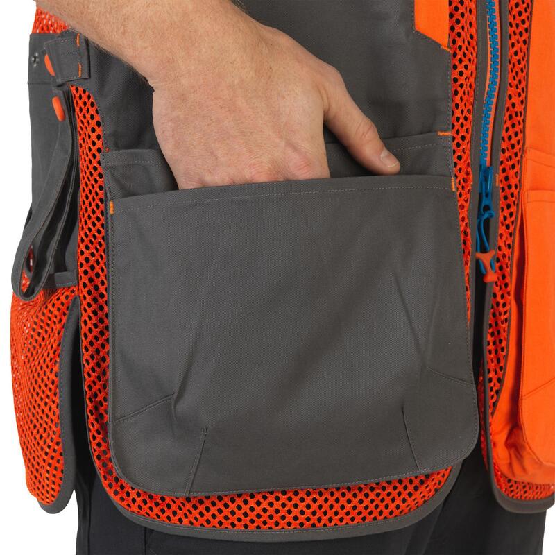 GILET BALL TRAP 500 ORANGE