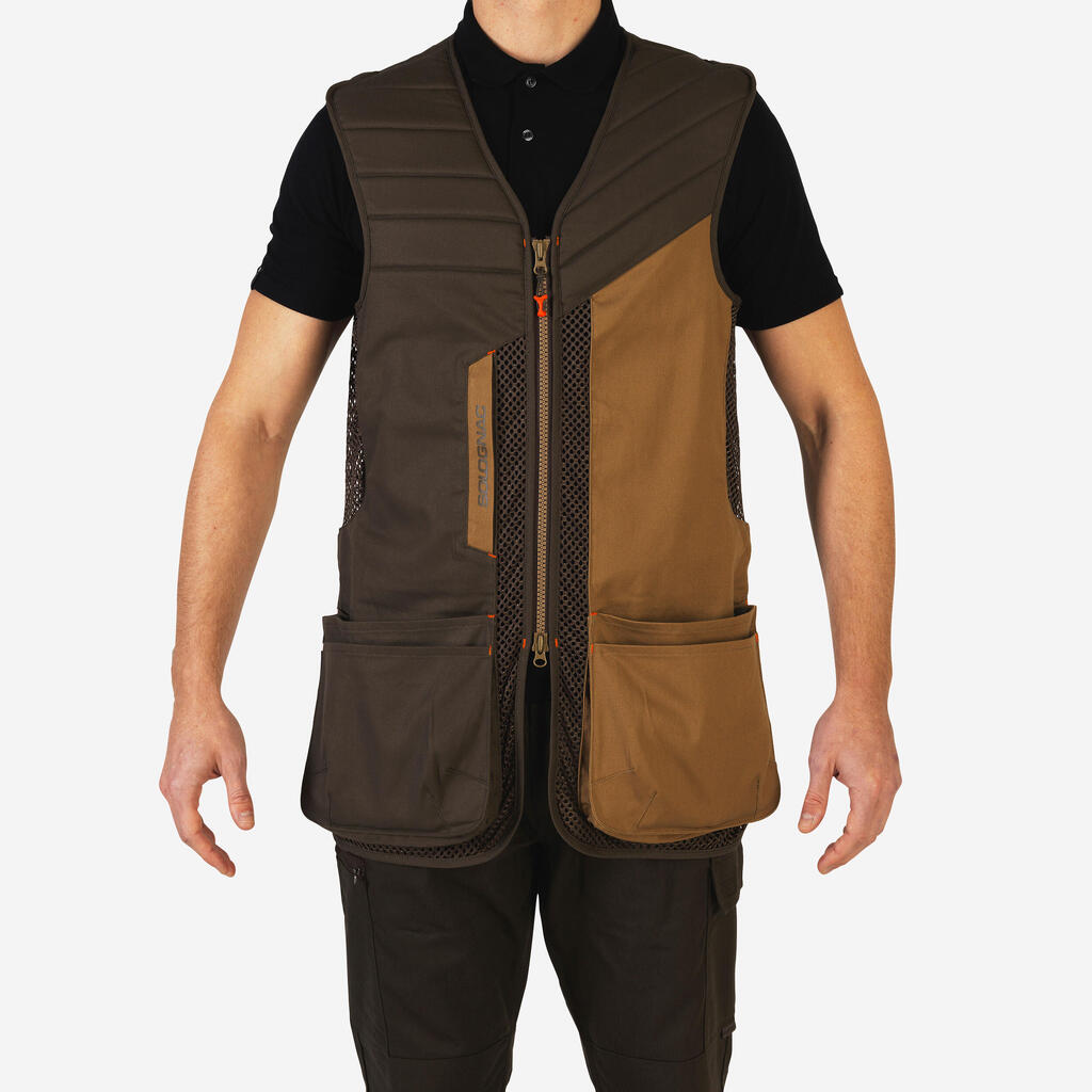 CLAY SHOOTING 500 JACKET BROWN