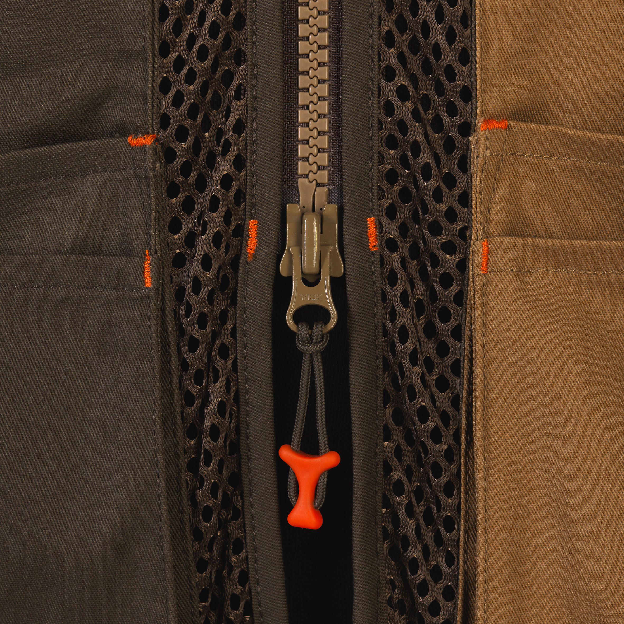 GILET BALL TRAP 500 MARRON Decathlon