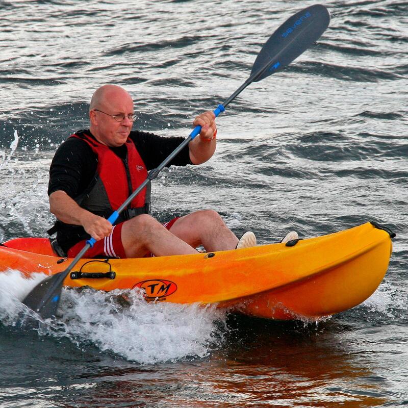 Canoa Kayak Travesía Makao Naranja 1 Plaza Rígido