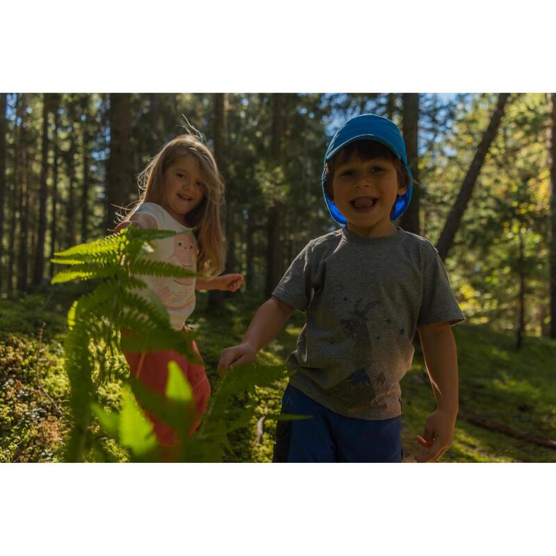 Casquette de randonnée enfant Hike 500 bleu