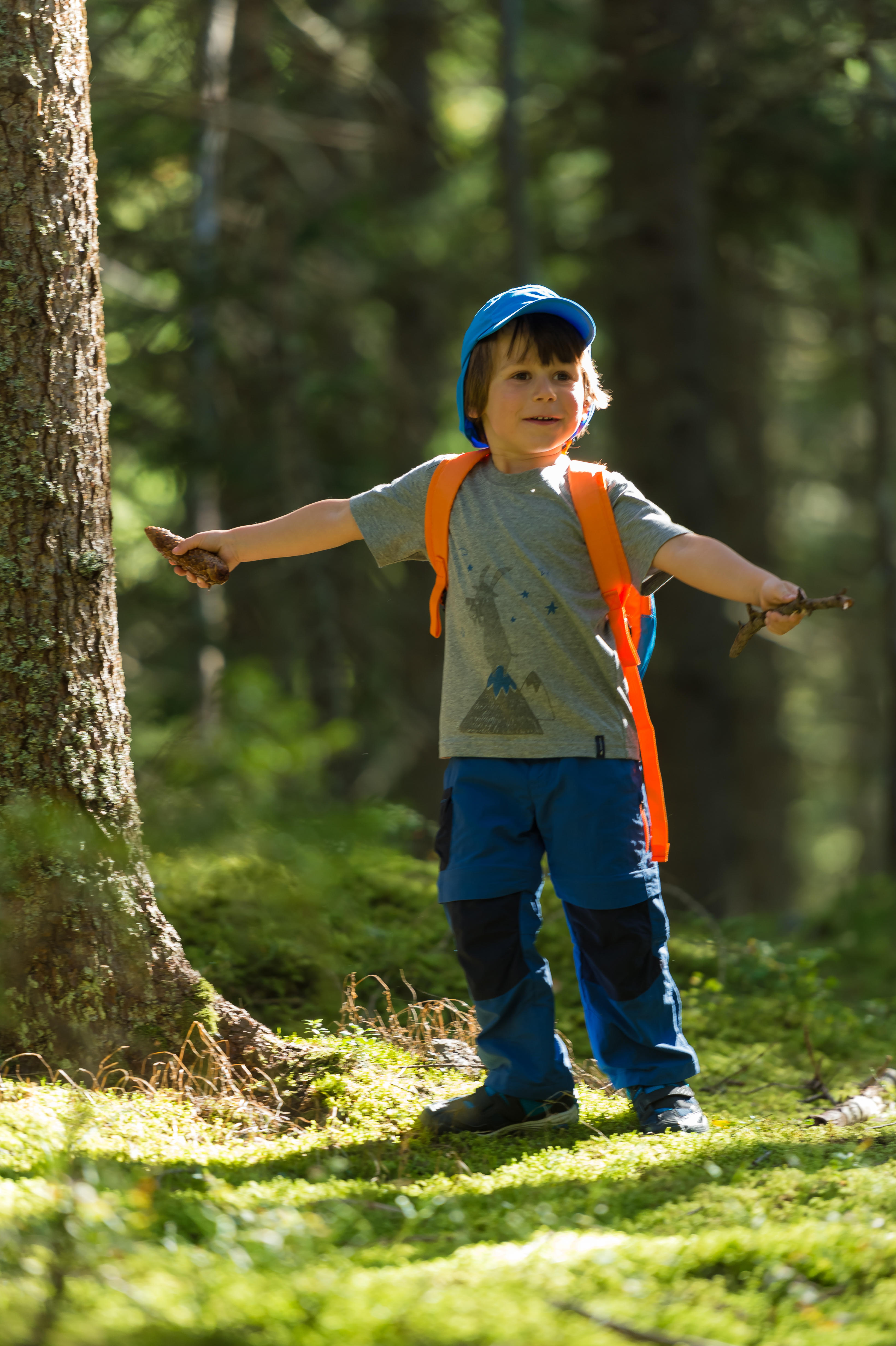 Crossrock Children's Hiking Shoes blue/pink