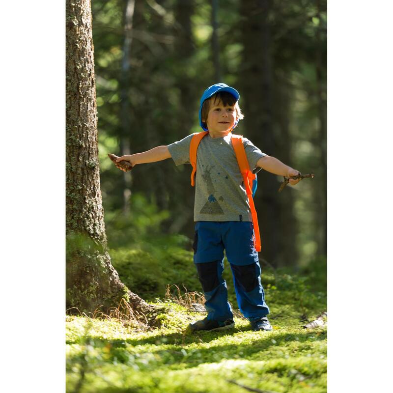 Casquette de randonnée enfant Hike 500 bleu