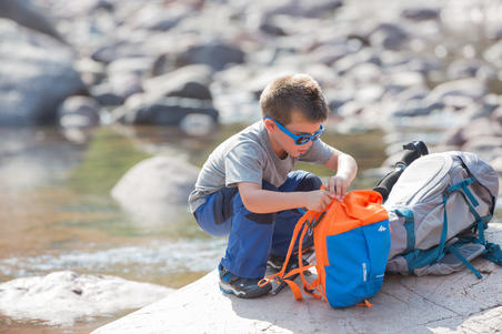 Дитячий рюкзак Arpenaz для туризму, 7 л - Синій/Помаранчевий