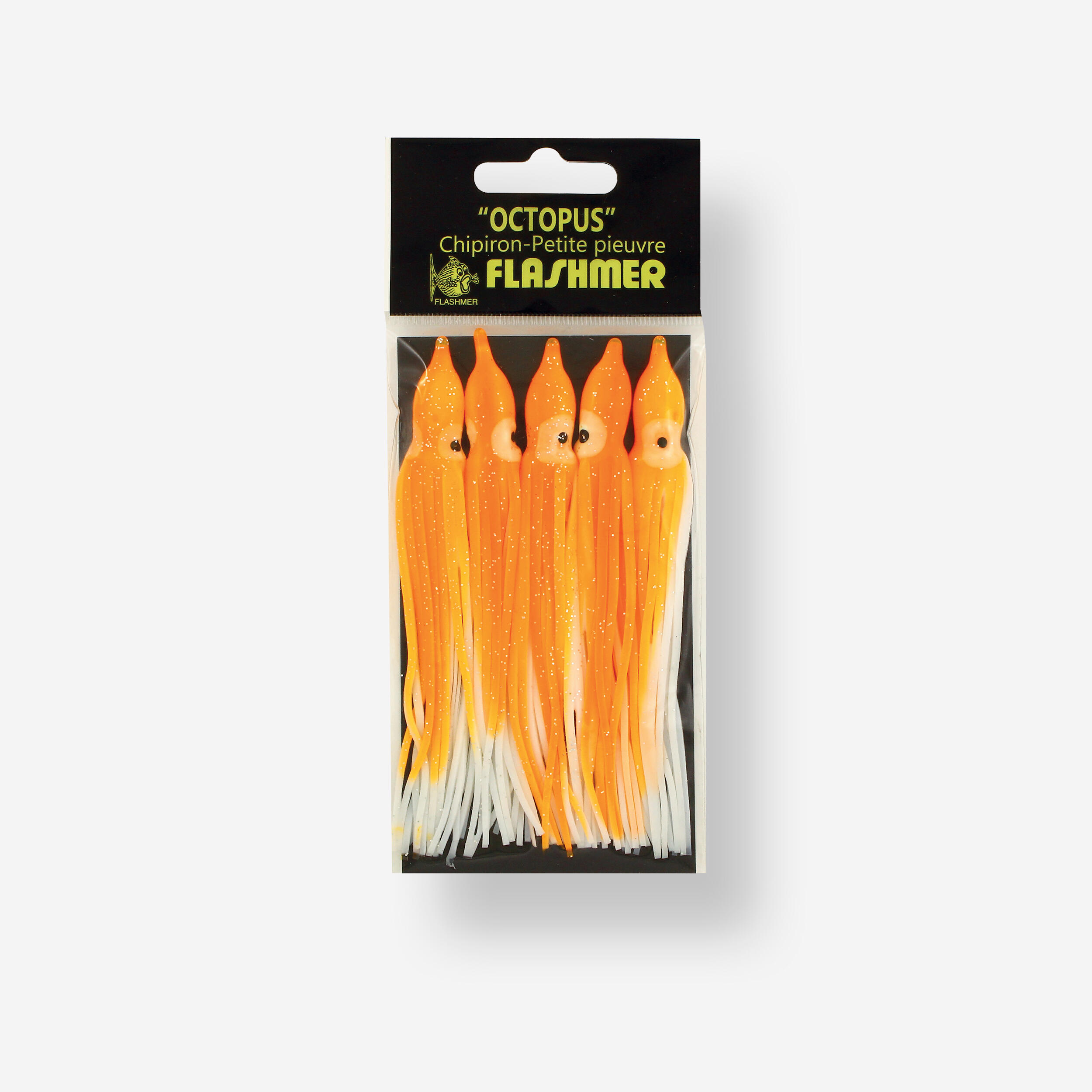 FLASHMER Octopus LURE 6cm orange x5 sea fishing lure