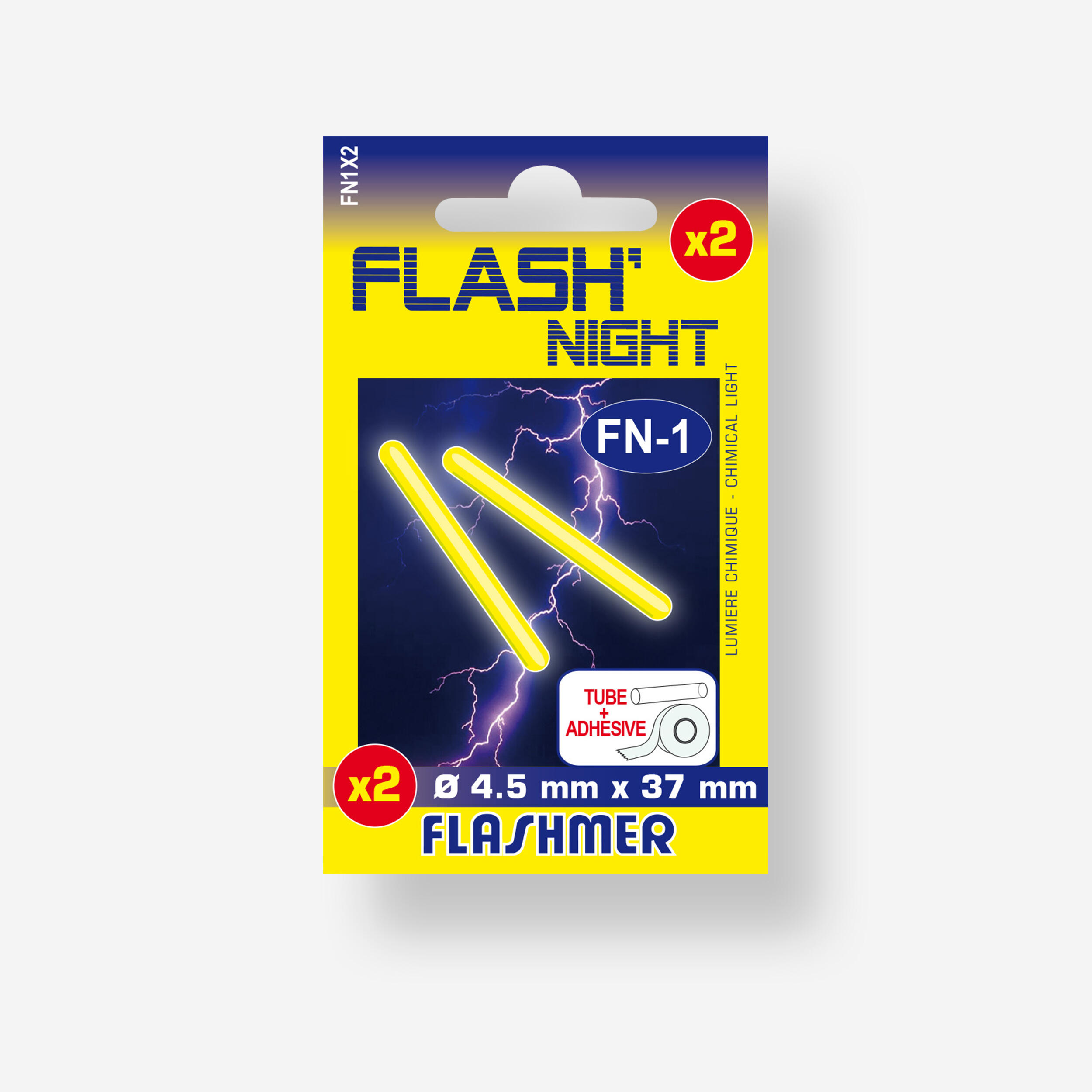 FLASHMER LIGHT STICK 4.5mm x2 sea fishing bite detector