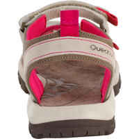 Women's walking sandals - NH120 - Beige