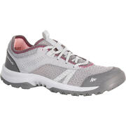 Women's Hiking Shoes NH100 Fresh - Grey/Pink