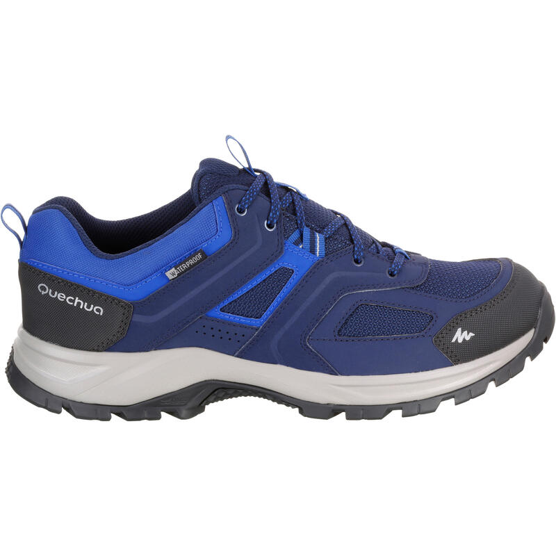 MH100 waterproof Men's Hiking shoes blue - Decathlon