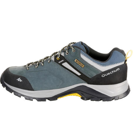 MH500 Men's Waterproof Mountain Hiking Shoes - Mottled Blue