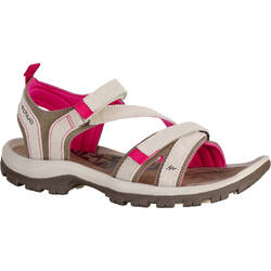 Women's walking sandals - NH120 - Beige