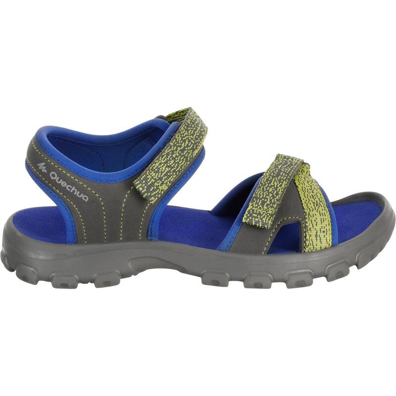 Sandales de randonnée enfant MH100 JR bleues