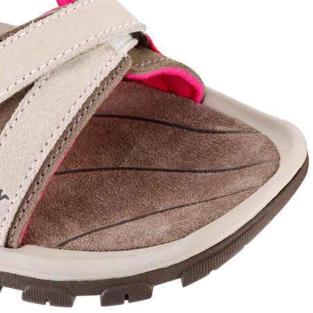 Women's walking sandals - NH120 - Beige