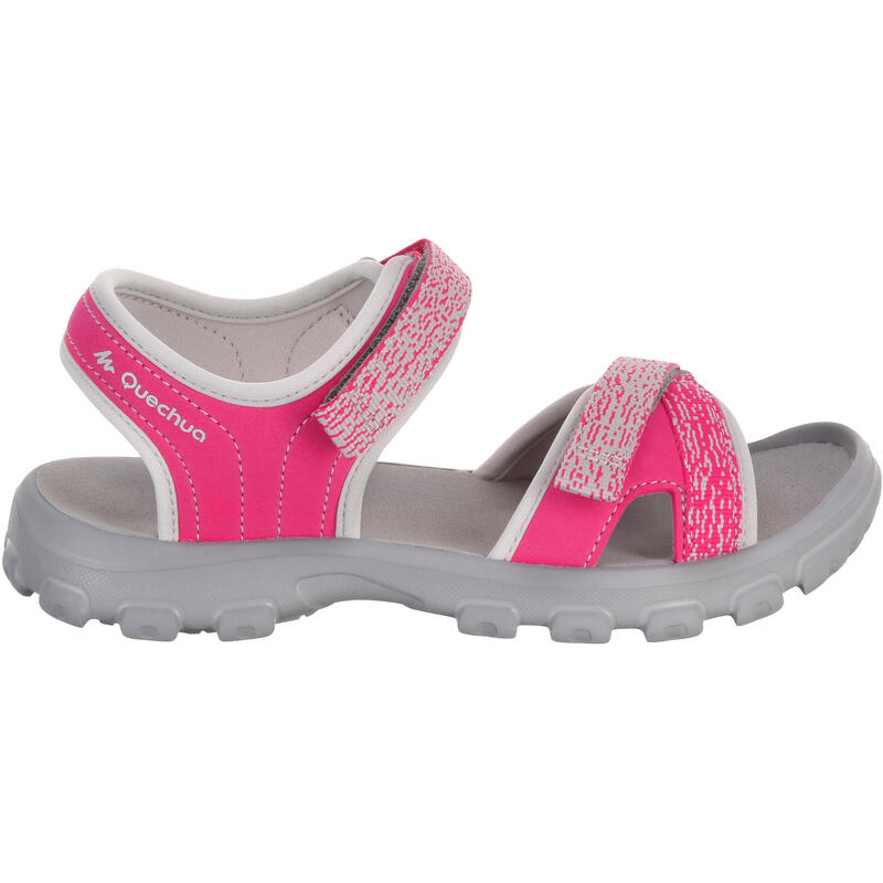 Sandales de randonnée enfant MH100 JR roses