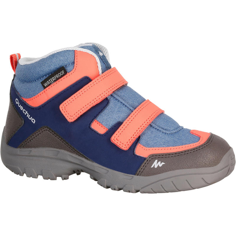 NH500 Mid Waterproof KID Hiking Shoes - Coral NH500 Mid Waterproof KID Hiking Shoes - Coral