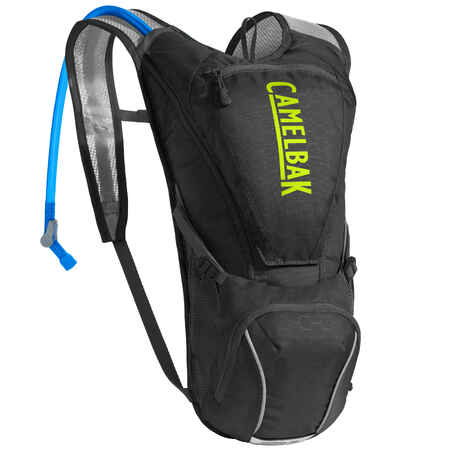 XC Mountain Bike Hydration Backpack Marathon 2.5L/2.5L Water - Black