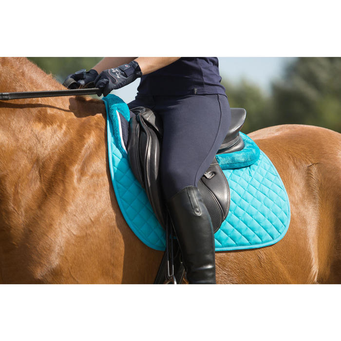 Fouganza Tapis de selle équitation cheval et poney SCHOOLING Decathlon