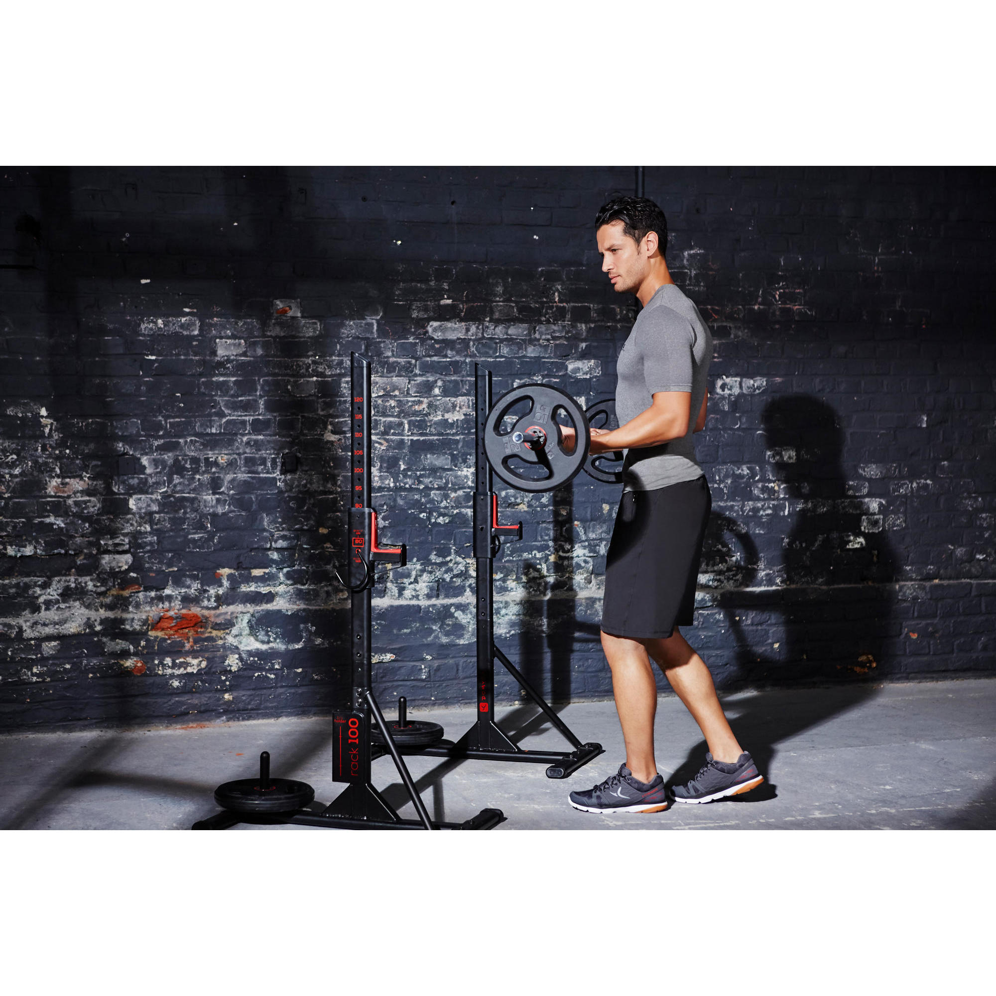Disco musculaci n 10 kg de caucho de 28 mm Domyos Decathlon