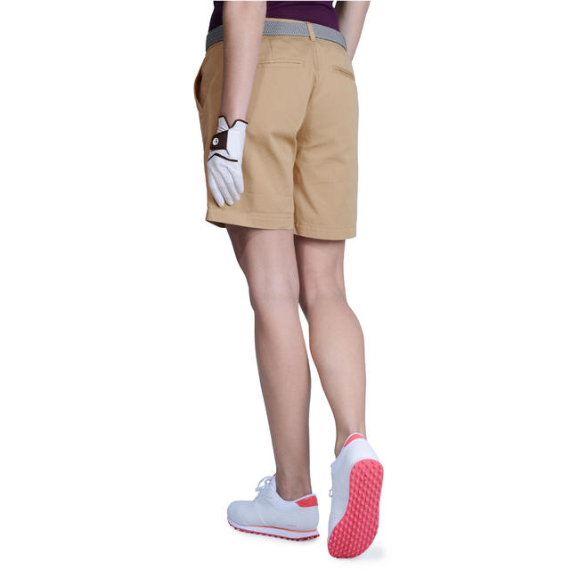 Women Golf Shorts 500 Beige