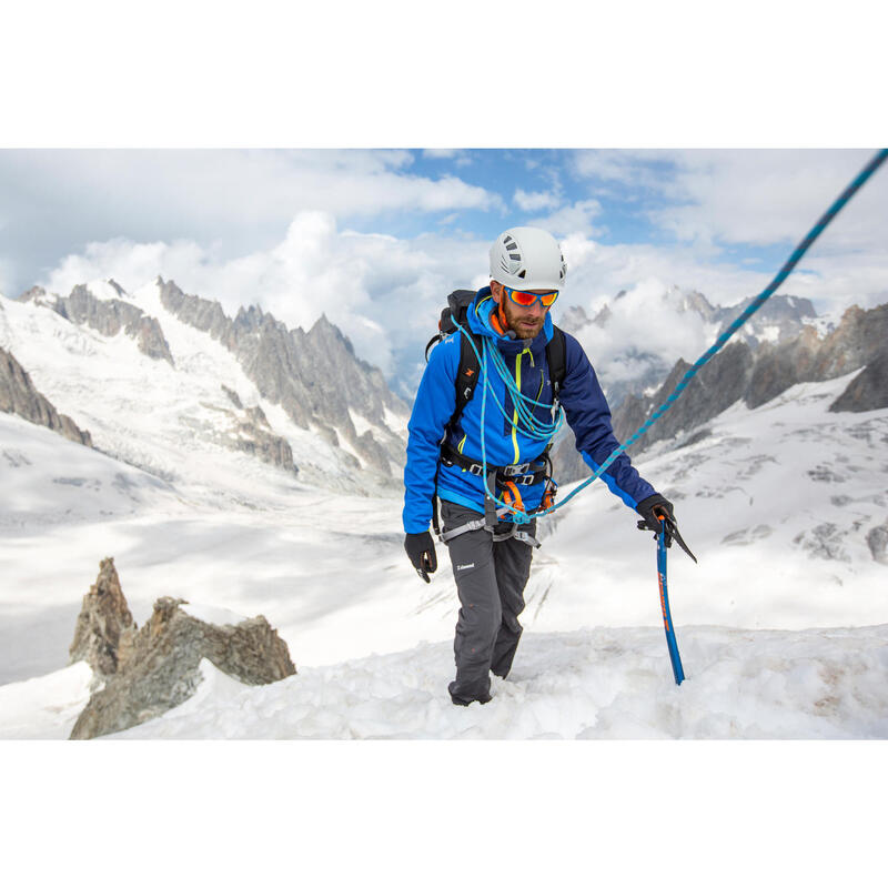 Helm voor klimmen en alpinisme Rock grijs