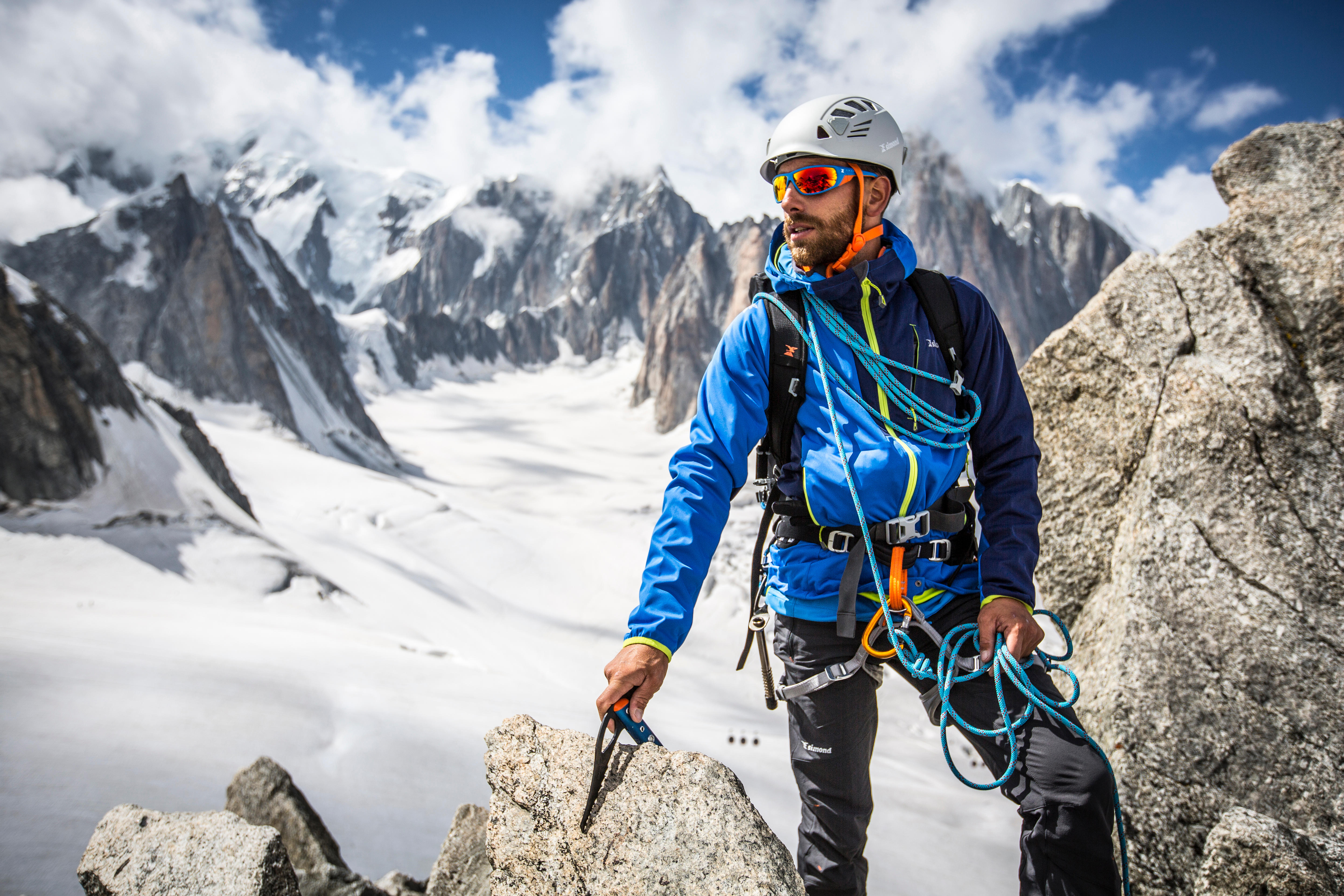 Climbing and Mountaineering Helmet - Rock Grey - SIMOND