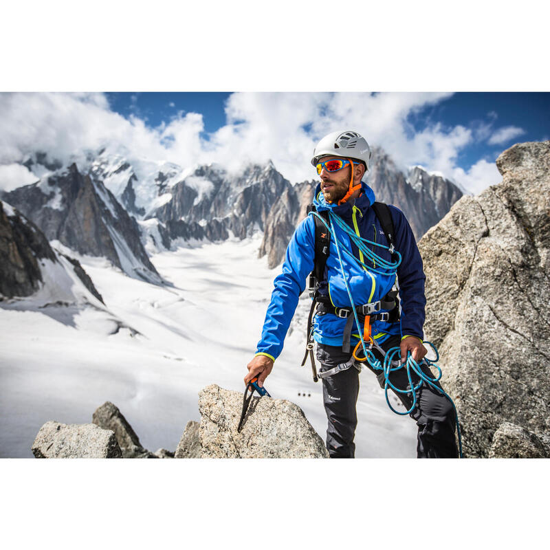 Helm voor klimmen en alpinisme Rock grijs