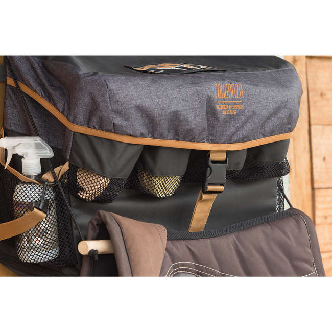 FOUGANZA All In Horse Riding 50L Stall Bag Grey and Camel...