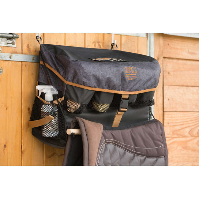 FOUGANZA All In Horse Riding 50L Stall Bag Grey and Camel...
