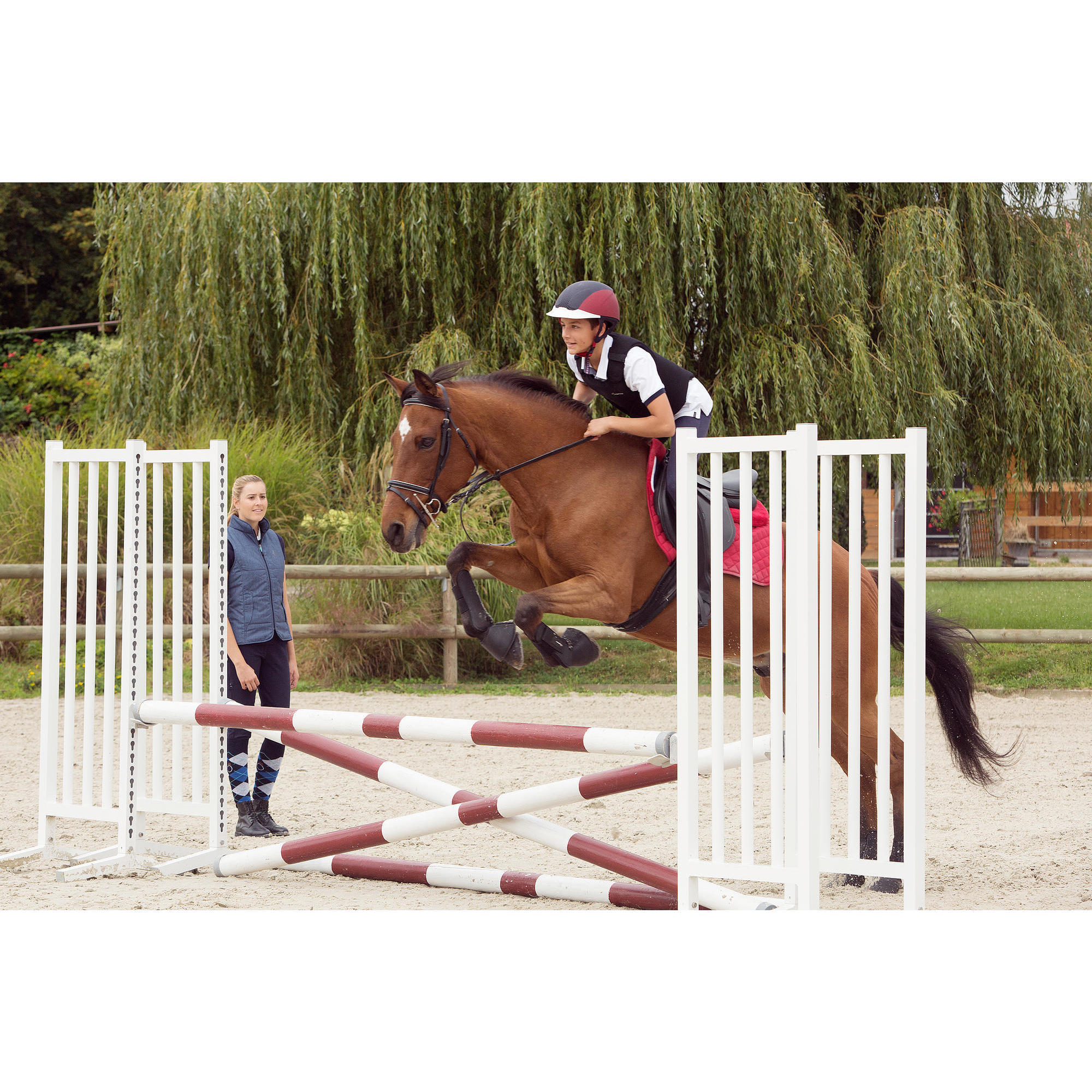 Детский защитный жилет для верховой езды Safety 100  FOUGANZA