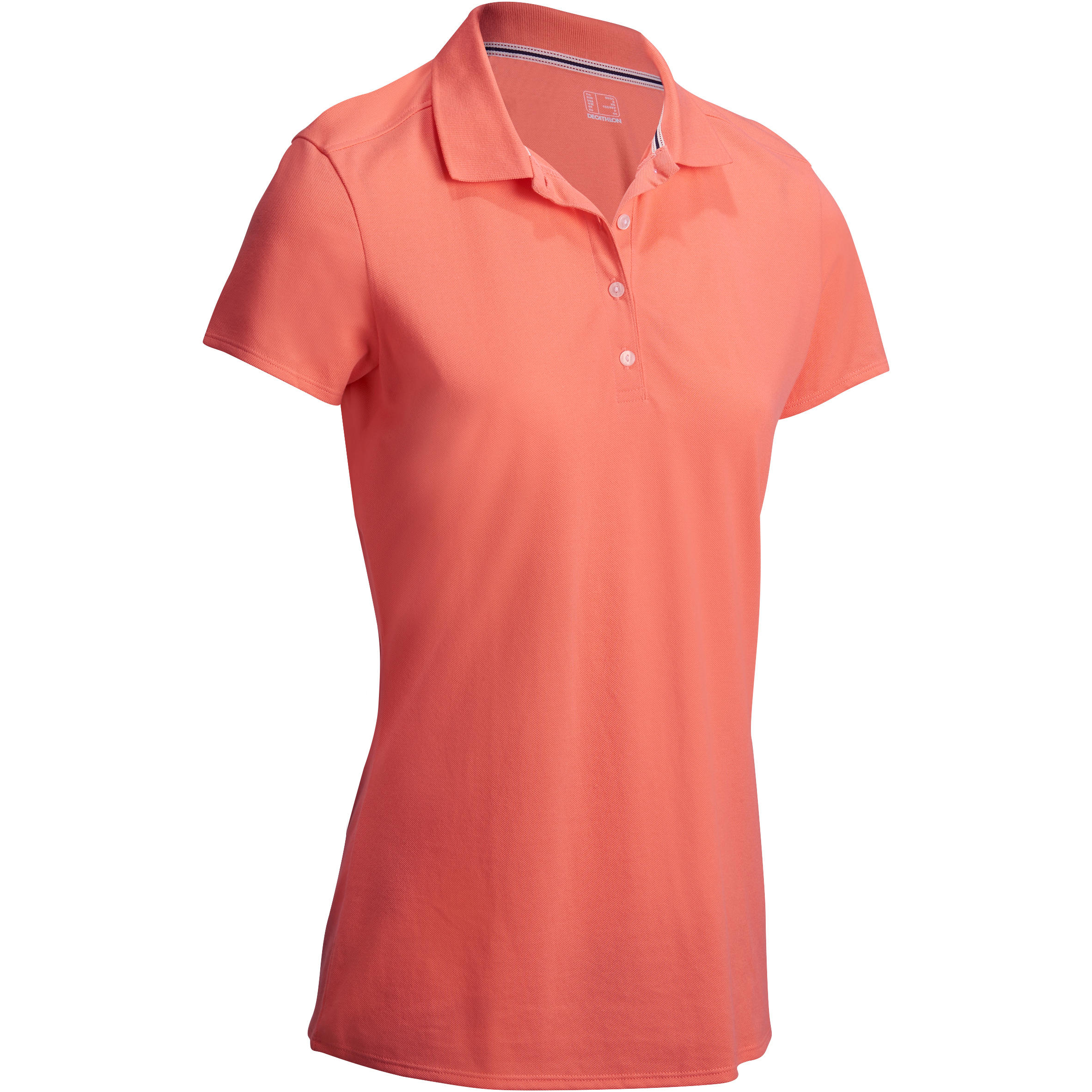 Women s Golf Polo 500 Coral INESIS Decathlon