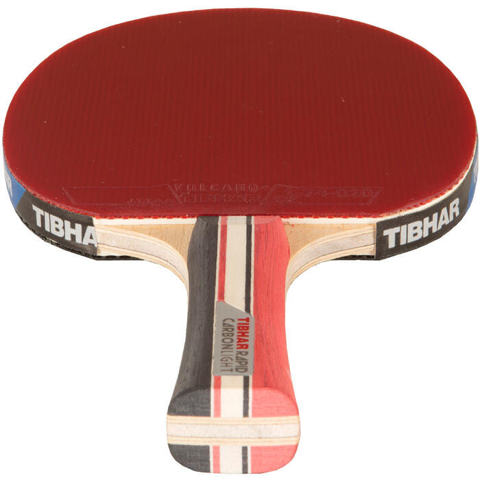 Tibhar RAQUETTE DE TENNIS DE TABLE EN CLUB CARBON PRO LIGHT 5* Decathlon