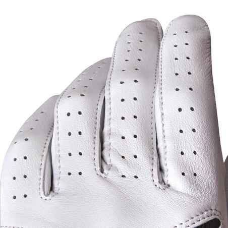 500 Women's Golf Advanced and Expert Glove - Right-Hander White