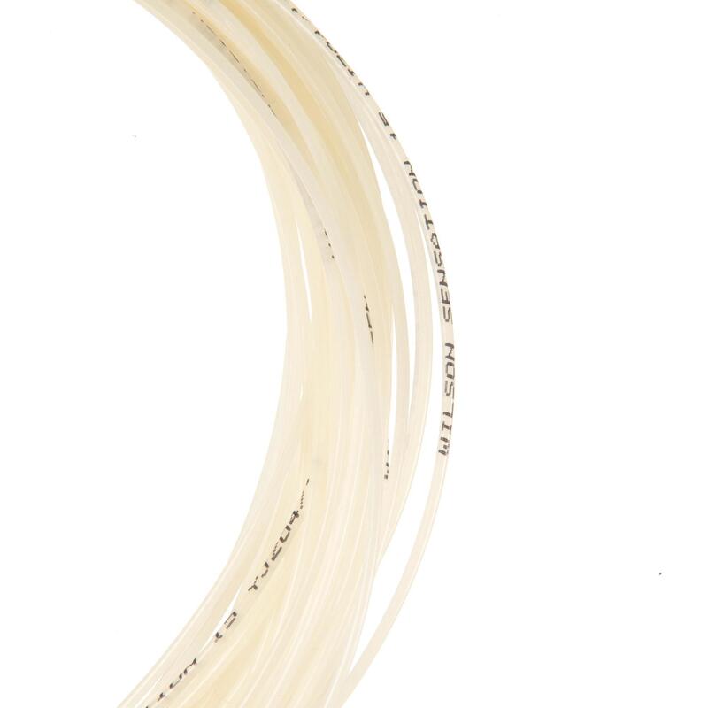 Cordaje de tenis Wilson Multifilamento Sensation 1,35 mm Blanco