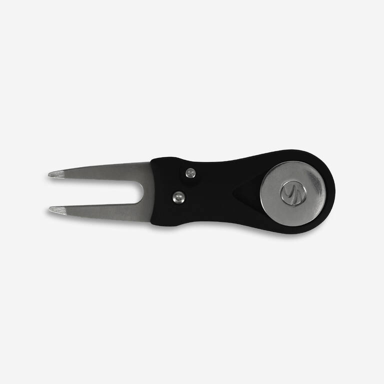 Golf Automatic Divot Repair Tool Black