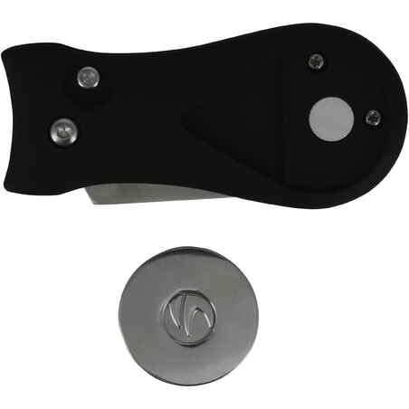 Golf automatic divot repair tool - INESIS black