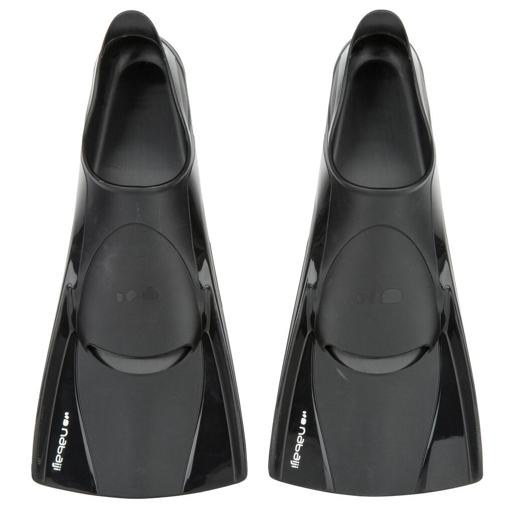 Silifins Short Swim Fins - Black